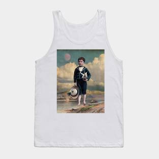 My Best Wishes Are Thine - Surreal/Collage Art Tank Top